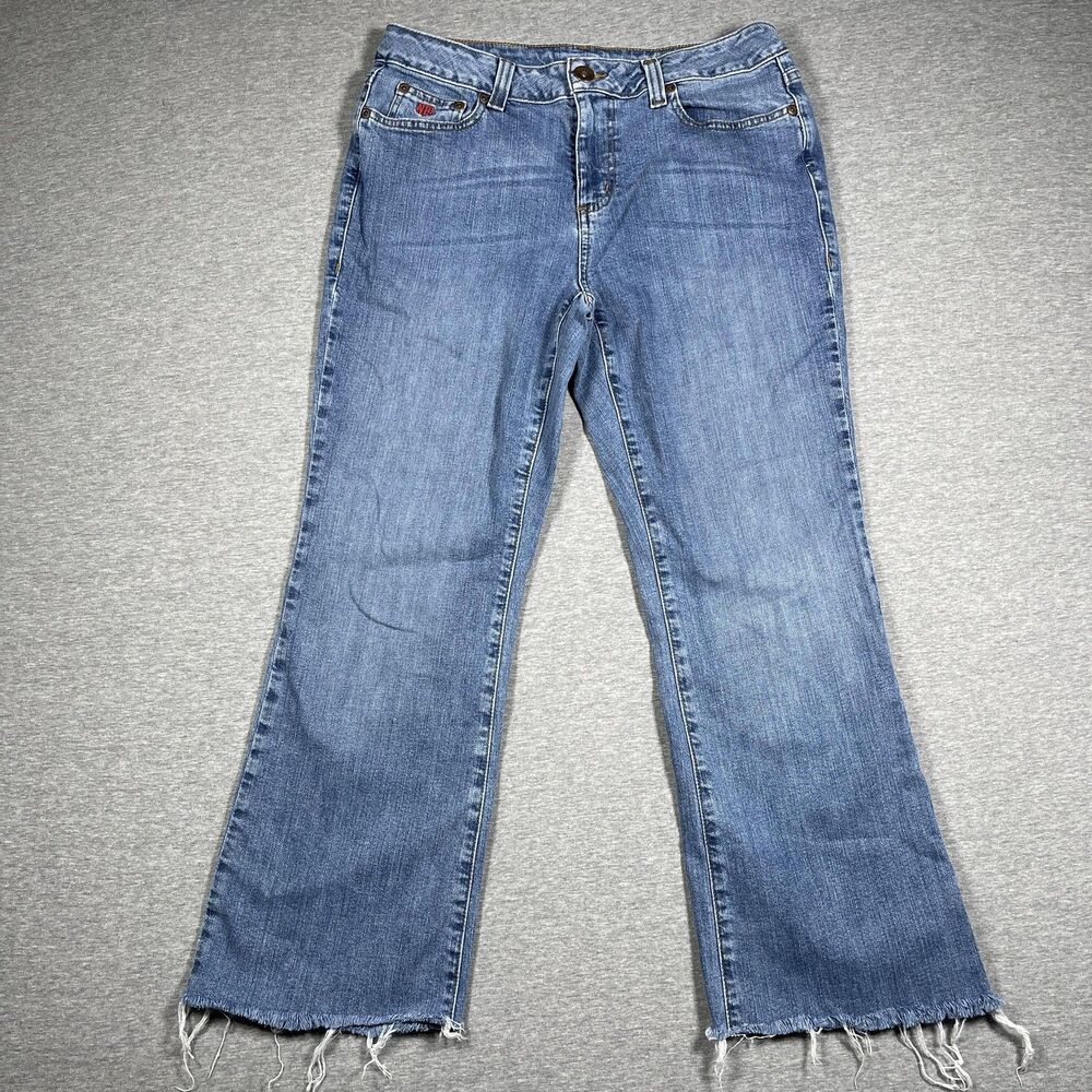 NFL Team Indianapolis Colts Jeans Womens 12 L Blue Denim Bootcut Relaxed Rush